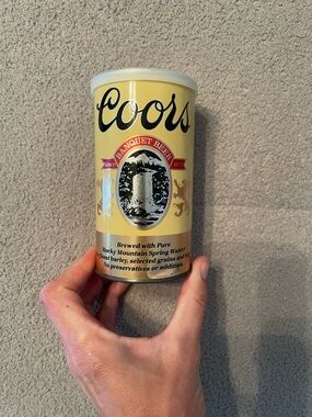 Coors Banquet Beer Tin and Six Handkerchiefs